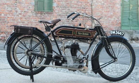 New Hudson 500cc SV Model IIIA 1914