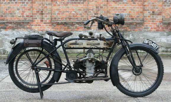 Douglas 2¾hp 350ccm 1915 originaler Zustand