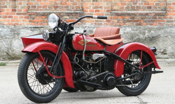 Harley Davidson Model R 750ccm Gespann 1934